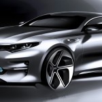 Первые изображения седана Kia Optima