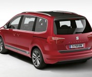 Seat Alhambra 2015 красного цвета