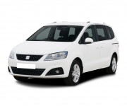 Seat Alhambra 2015 белого цвета вид радиаторной решётки